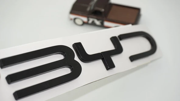DK Tuning Byd Ön Kaput Siyah 25 cm Bagaj Yazı Logo Arma ürün görseli