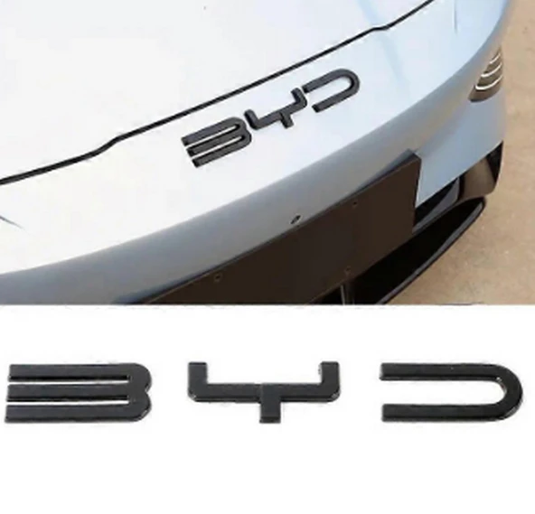 DK Tuning Byd Ön Kaput Siyah 25 cm Bagaj Yazı Logo Arma - Resim 2