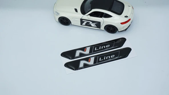 DK Tuning Hyundai N Line Çamurluk Yanı Ve Ayna Damla Desen Logo Arma - Resim 4