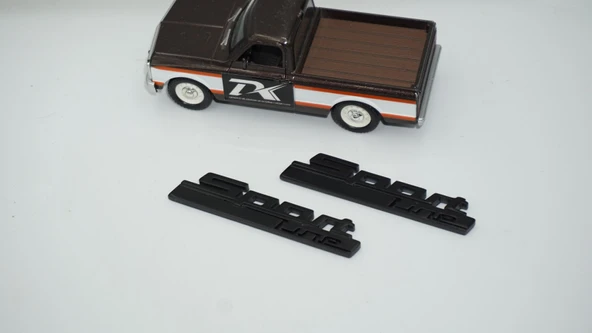 DK Tuning Bmw SportLine Siyah Logo Yan Çamurluk Logo Amblem Arma Seti - Resim 3