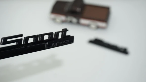 DK Tuning Bmw SportLine Siyah Logo Yan Çamurluk Logo Amblem Arma Seti ürün görseli