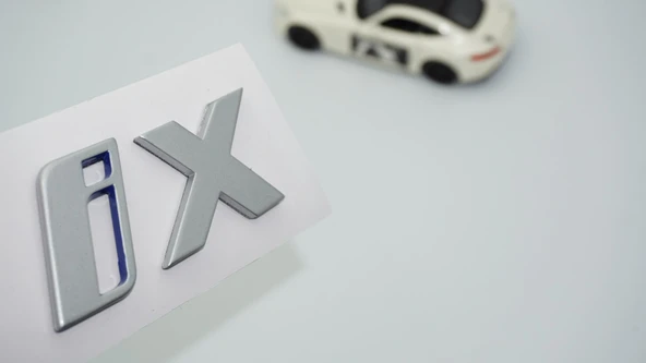 DK Tuning iX Bagaj Mavi Gri ABS 3M Yazı Logo Arma Bmw İle Uyumlu ürün görseli