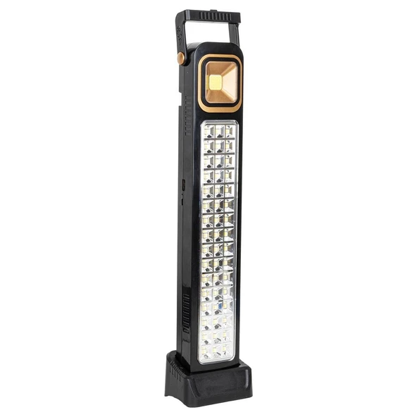 Powermaster 48 Ledli Solar Güneş Enerjili Şarjlı Işıldak Ev Kamp Tipi Aydınlatma Lambası - 4