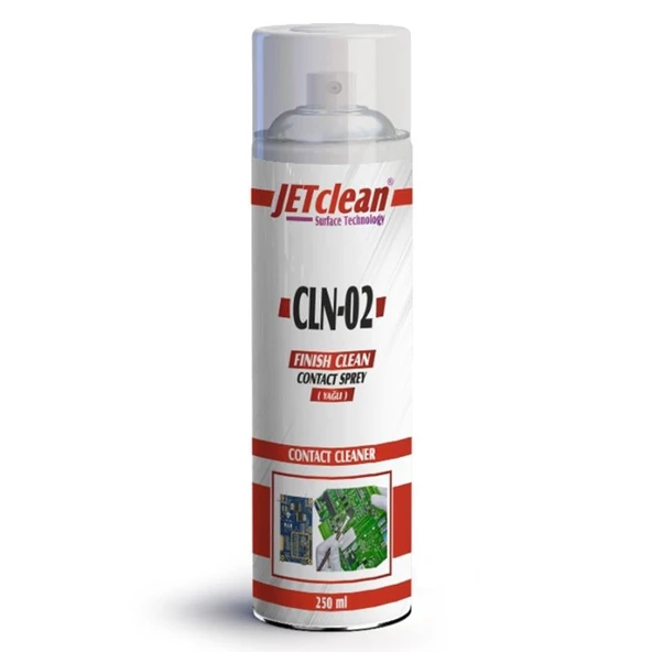 Jetclean CLN-02 250 Ml Kontak Yağlı Sprey Elektronik Anakart Temizleme Koruma Pas Önleyici Sprey - 2
