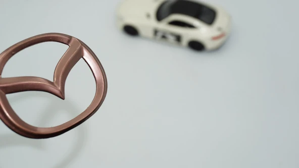 DK Tuning Mazda 2 3 6 RX7 Direksiyon Göbeği Bronz ABS Logo Arma