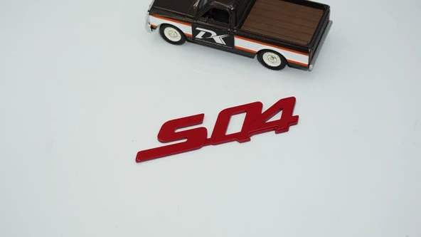 DK Tuning SQ4 Kırmızı Bagaj Logo Arma Maserati ile Uyumlu - Resim 2