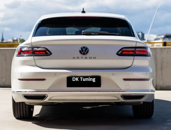 DK Tuning VW Volkswagen Arteon Bagaj Siyah ABS Yazı Logo Amblem - Resim 2
