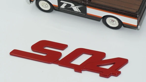 DK Tuning SQ4 Kırmızı Bagaj Logo Arma Maserati ile Uyumlu - Resim 3