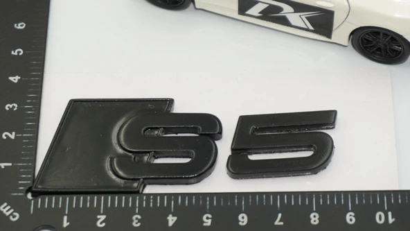 DK Tuning S5 Siyah 3M Bagaj Logo Audi İle Uyumlu - 2