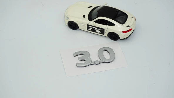 DK Tuning 3.0 Gri Bagaj Yazı Logo 2001 2010 Jaguar İle Uyumlu - 3
