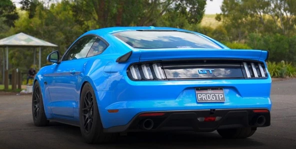 DK Tuning Mustang GT Bagaj Mavi Logo Arma Ford İle Uyumlu - Resim 3