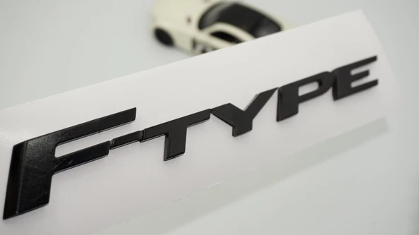 DK Tuning F-Type 3M Siyah ABS Bagaj Yazı Logo Jaguar İle Uyumlu