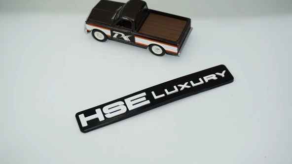 DK Tuning Land Rover Discovery 4 HSE Luxury Bagaj Siyah Beyaz Logo Amblem - Resim 3