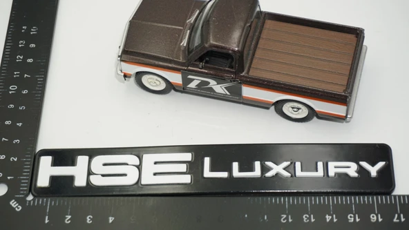 DK Tuning Land Rover Discovery 4 HSE Luxury Bagaj Siyah Beyaz Logo Amblem - Resim 2