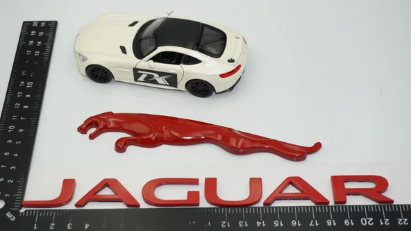 DK Tuning Jaguar Panter Kırmızı Bagaj Yazı Logo Arma Seti - 2