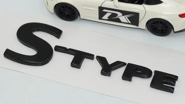 DK Tuning S Type Bagaj Siyah Yazı Logo 2001 2010 Jaguar İle Uyumlu - 4