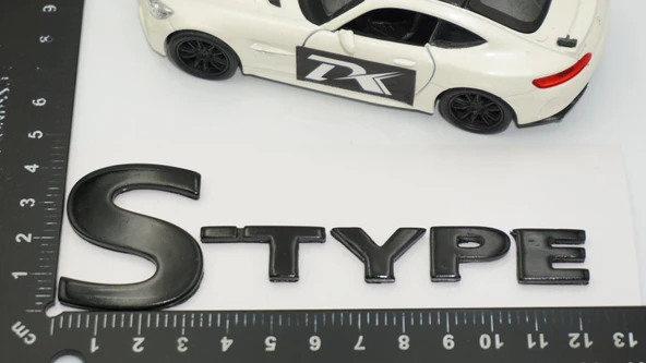 DK Tuning S Type Bagaj Siyah Yazı Logo 2001 2010 Jaguar İle Uyumlu - 3