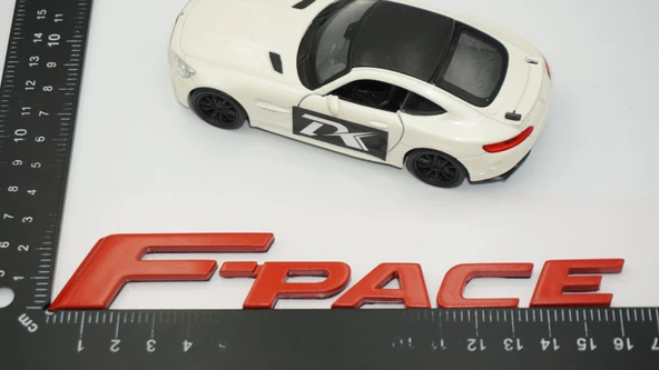 DK Tuning F-Pace 3M Kırmızı ABS Bagaj Yazı Logo Jaguar İle Uyumlu - 4