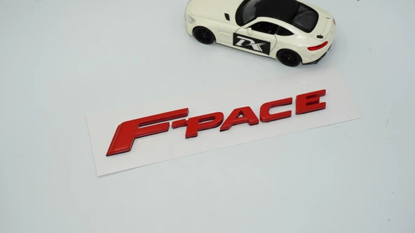 DK Tuning F-Pace 3M Kırmızı ABS Bagaj Yazı Logo Jaguar İle Uyumlu - 2