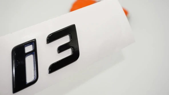 DK Tuning Yeni i3 Bagaj Siyah ABS Yazı Logo Bmw İle Uyumlu