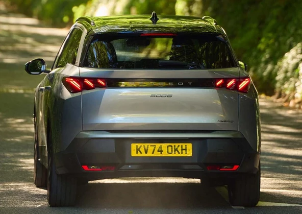 DK Tuning Peugeot Yeni 5008 Bagaj 3M 3D Siyah ABS Yazı Logo - Resim 3