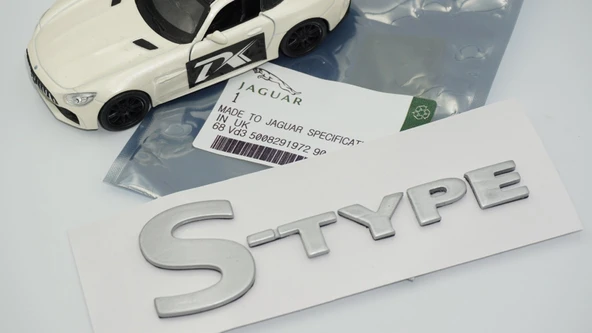DK Tuning S Type Gri Bagaj Yazı Logo 2001 2010 Jaguar İle Uyumlu - 6