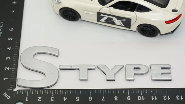DK Tuning S Type Gri Bagaj Yazı Logo 2001 2010 Jaguar İle Uyumlu - 3