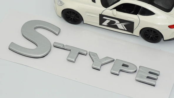 DK Tuning S Type Gri Bagaj Yazı Logo 2001 2010 Jaguar İle Uyumlu - 5