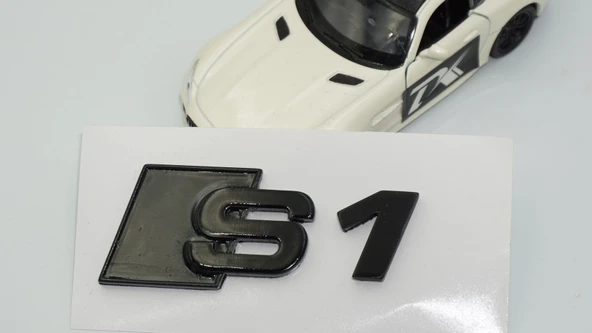 DK Tuning S1 Siyah 3M Bagaj Logo Audi İle Uyumlu - 4