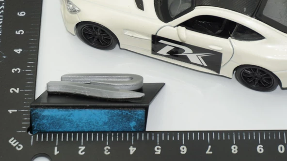 DK Tuning Volkswagen R Line Yeni Nesil Ön Panjur Gri Logo Arma - Resim 2