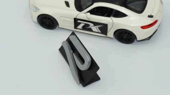 DK Tuning Volkswagen R Line Yeni Nesil Ön Panjur Gri Logo Arma - Resim 4