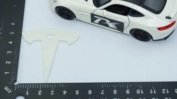 DK Tuning Tesla Model 3 S X Y Direksiyon Göbeği Şeffaf Renk Logo Arma - Resim 2