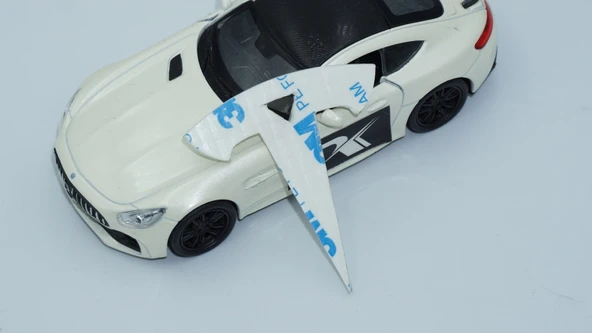 DK Tuning Tesla Model 3 S X Y Direksiyon Göbeği Şeffaf Renk Logo Arma - Resim 6