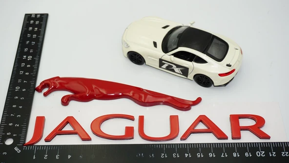 DK Tuning Jaguar Panter Kırmızı ABS Bagaj Yazı Logo Oem Ürün - 3