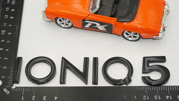 DK Tuning Hyundai İoniq 5 Siyah ABS 3M 3D Bagaj Yazı Logo Arma - 2