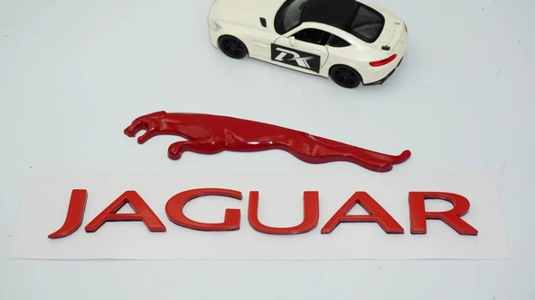 DK Tuning Jaguar Panter Kırmızı ABS Bagaj Yazı Logo Oem Ürün - 2