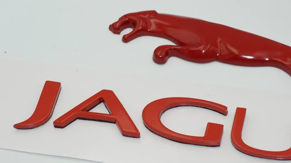 DK Tuning Jaguar Panter Kırmızı ABS Bagaj Yazı Logo Oem Ürün - 4
