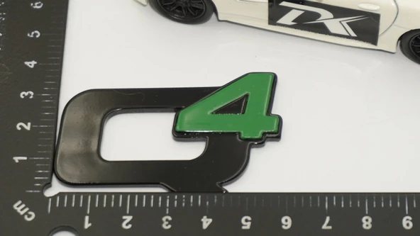 DK Tuning Alfa Romeo Q4 Yeşil Siyah Bagaj Logo Arma - Resim 2