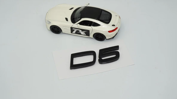DK Tuning D5 C-S-V-XC Siyah Bagaj Yazı Logo Volvo ile Uyumlu - Resim 3