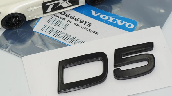 DK Tuning D5 C-S-V-XC Siyah Bagaj Yazı Logo Volvo ile Uyumlu - Resim 5