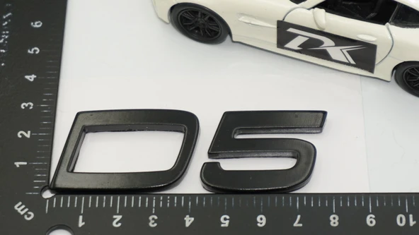 DK Tuning D5 C-S-V-XC Siyah Bagaj Yazı Logo Volvo ile Uyumlu - Resim 2