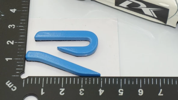 DK Tuning R Line Yeni Nesil Bagaj Mavi Logo Arma Volkswagen İle Uyumlu - 3