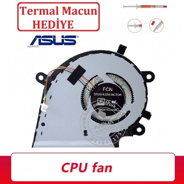 Asus G512LI-HN285T1, G512LI-HN285T2 Notebook Gpu-Vga Fan (Sağ) Ver.1
