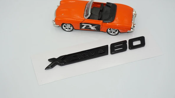 DK Tuning XDrive 60 Bagaj Siyah Yeni Nesil Yazı Logo Bmw İle Uyumlu - Resim 3