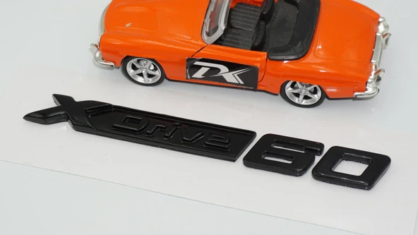 DK Tuning XDrive 60 Bagaj Siyah Yeni Nesil Yazı Logo Bmw İle Uyumlu - Resim 4