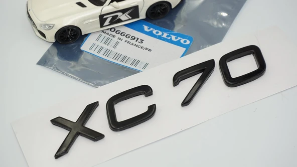 DK Tuning XC70 Siyah ABS Bagaj Yazı Logo Volvo İle Uyumlu - Resim 5