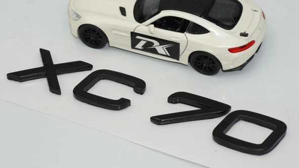 DK Tuning XC70 Siyah ABS Bagaj Yazı Logo Volvo İle Uyumlu - Resim 4