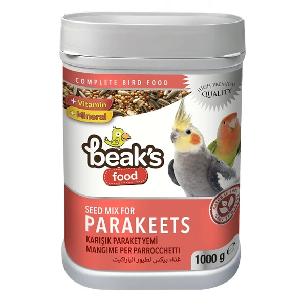 BeakS Paraket Yemi 1000 Gr