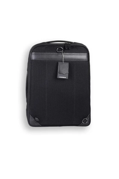 Guard Siyah Hakiki Deri İnce Sırt ve El Çantası Erkek / Kadın P1820 - Resim 7