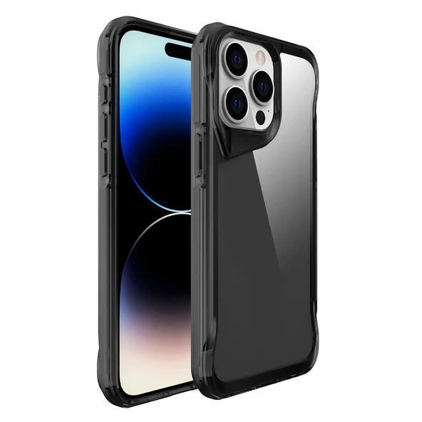 iPhone 15 Pro Max Kılıf T-Max Köşeleri Korumalı Kılıf - Resim 5